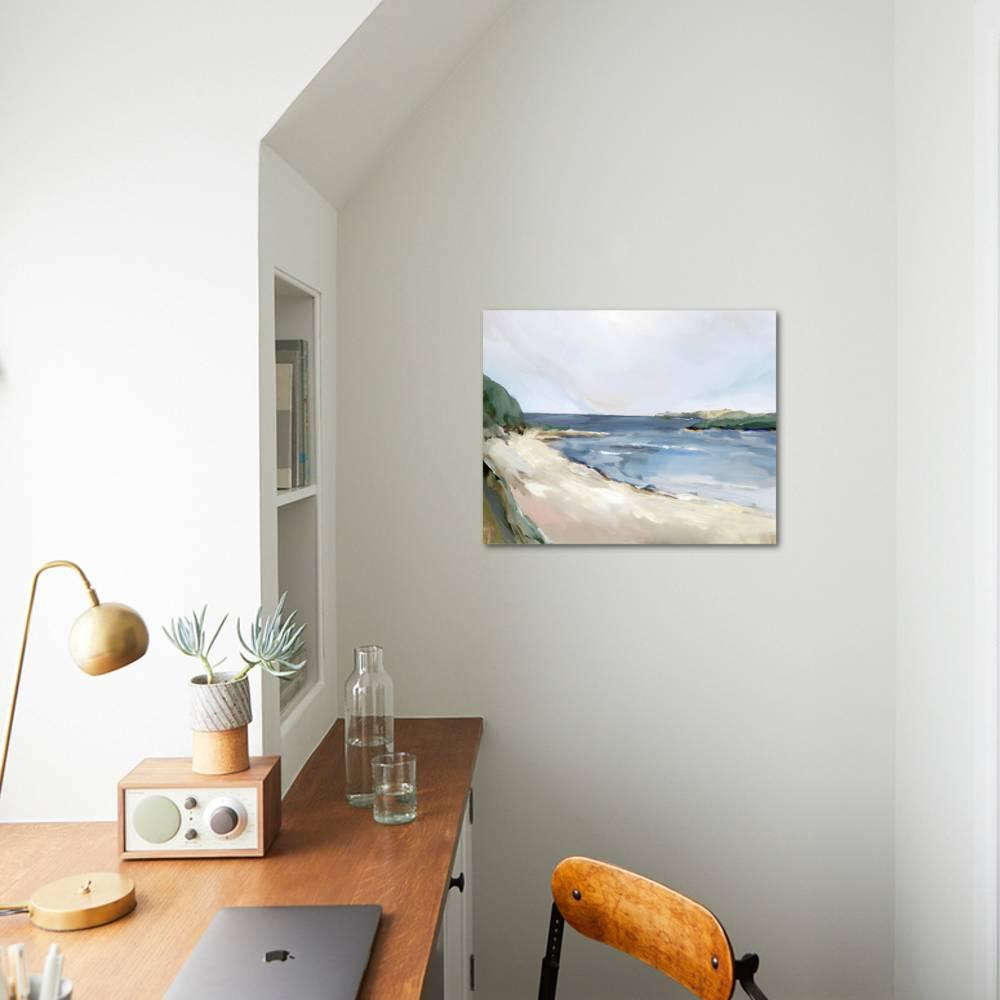 Perfect Place Coastal Wrapped Stretched Canvas Print Wall Art, 16x20  Unframed 